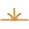 Ekena Millwork Redmond Rough Sawn Timber Gable Bracket, Western Red Cedar, 84"W x 56"H x 2"D x 6"F, 16/12 Pitch GBW084X56X0206RED00RWR - alternate 2